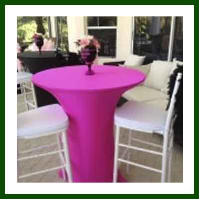 Cocktail table  and spandex  package16